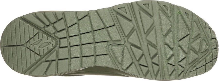 Skechers Uno Stand On Air Dames Sneakers Olijfgroen