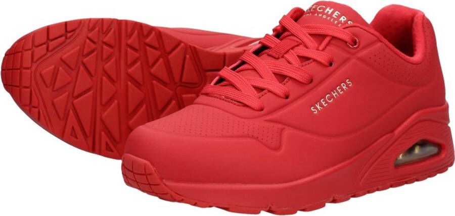 Skechers Sneakers met sleehak UNO STAND ON AIR Vrijetijdsschoen lage schoen veterschoen met zacht gevoerde binnenzool - Foto 8