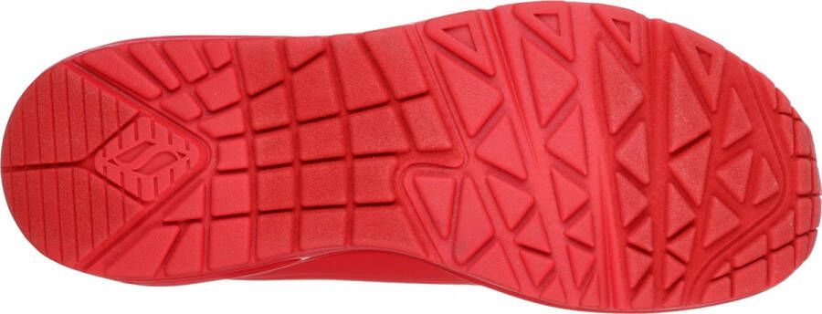 Skechers Uno Stand On Air Dames Sneakers Rood