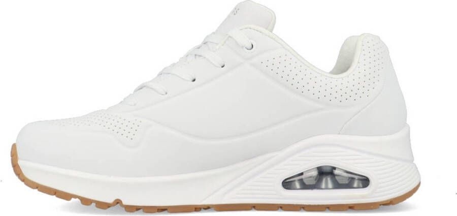 Skechers Uno Stand On Air Dames Sneakers Wit