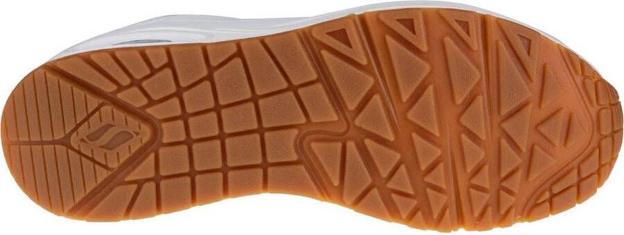 Skechers Uno Stand On Air Dames Sneakers Wit