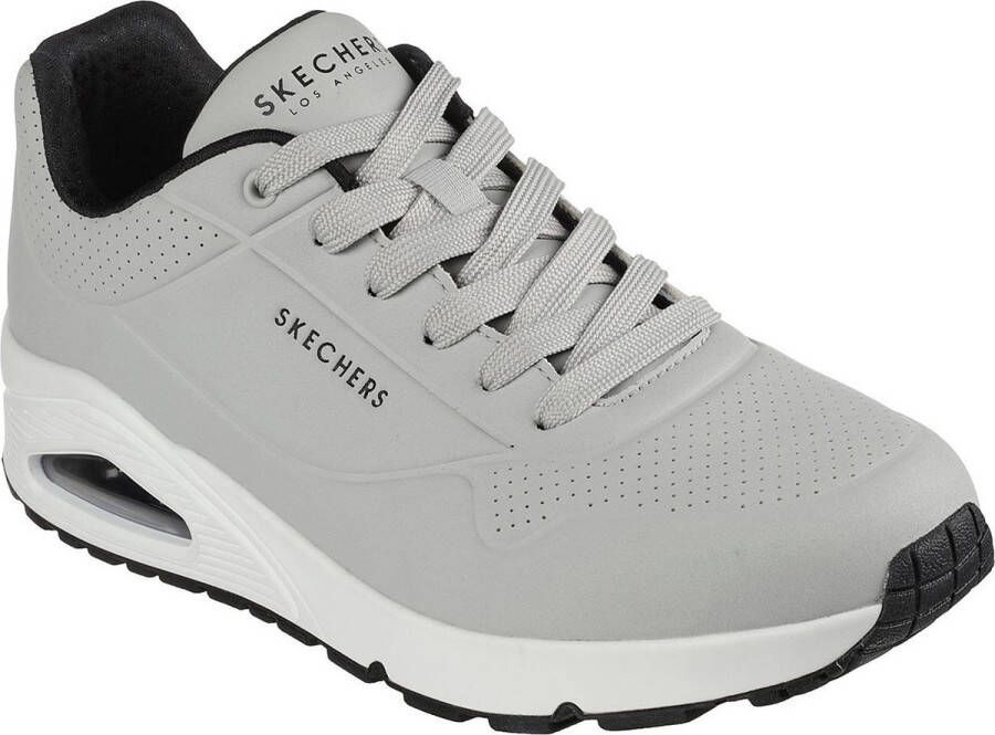 Skechers Uno Stand On Air Heren Sneakers Lichtgrijs