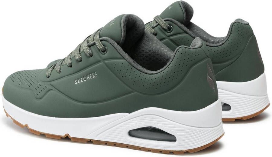 Skechers Uno Stand On Air Heren Sneakers Olijfgroen