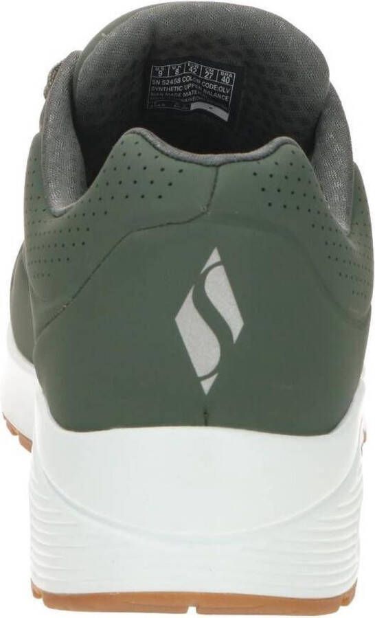 Skechers Uno Stand On Air Heren Sneakers Olijfgroen