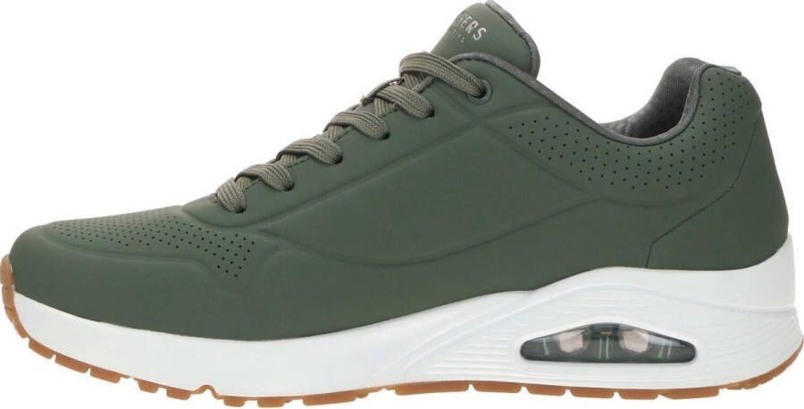 Skechers Uno Stand On Air Heren Sneakers Olijfgroen