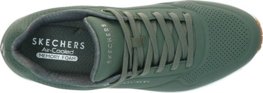 Skechers Uno Stand On Air Heren Sneakers Olijfgroen