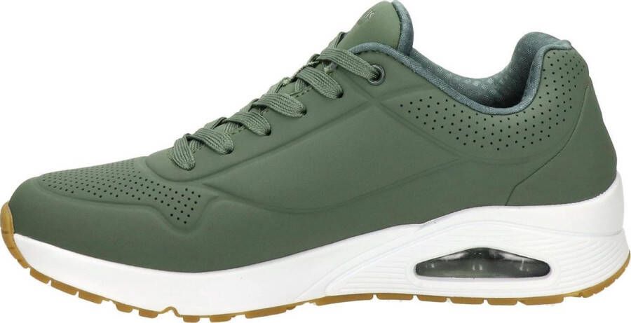 Skechers Uno Stand On Air Heren Sneakers Olijfgroen