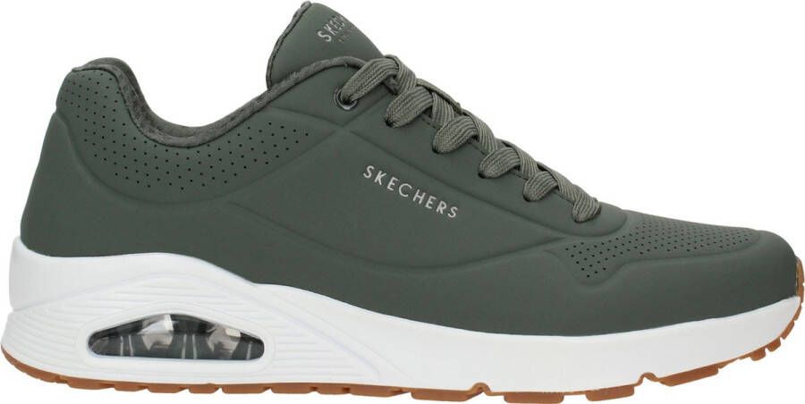 Skechers Uno Stand On Air Heren Sneakers Olijfgroen