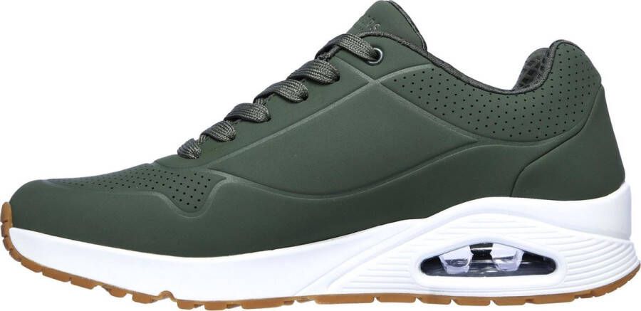 Skechers Uno Stand On Air Heren Sneakers Olijfgroen