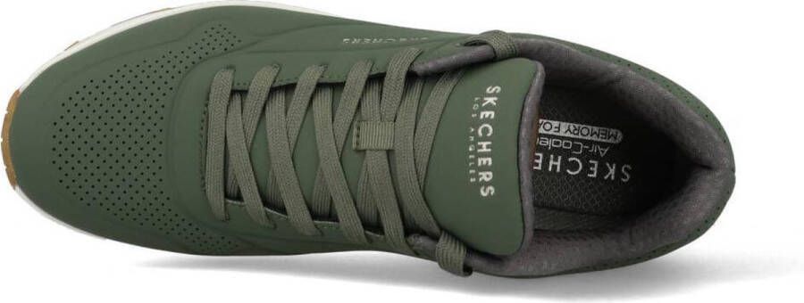 Skechers Uno Stand On Air Heren Sneakers Olijfgroen