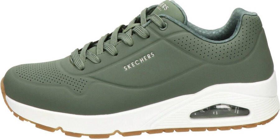 Skechers Uno Stand On Air Heren Sneakers Olijfgroen