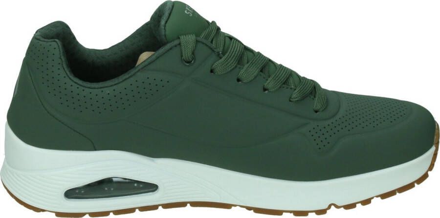 Skechers Uno Stand On Air Heren Sneakers Olijfgroen