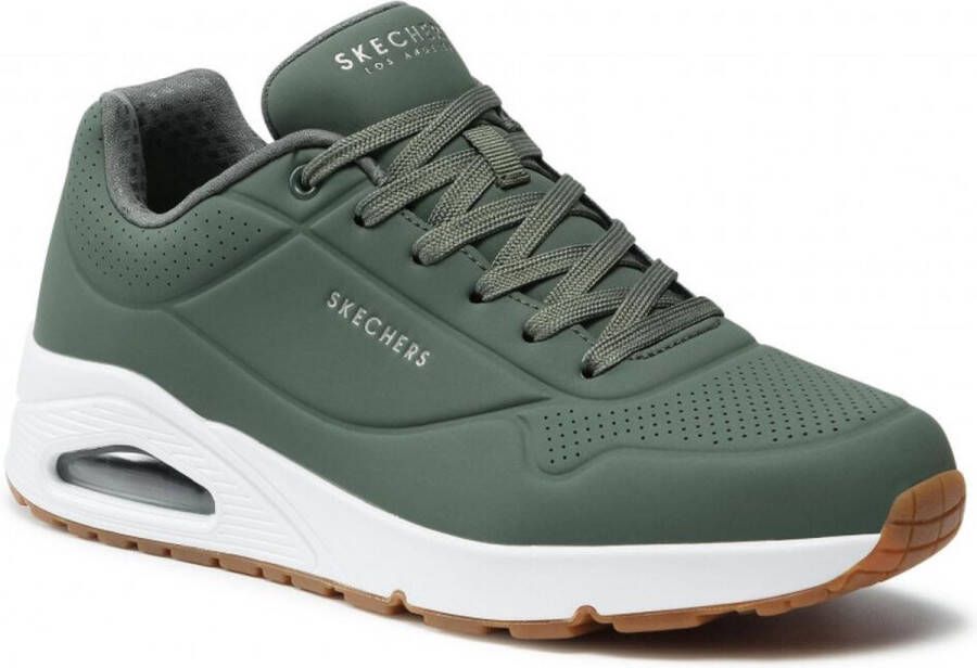 Skechers Uno Stand On Air Heren Sneakers Olijfgroen