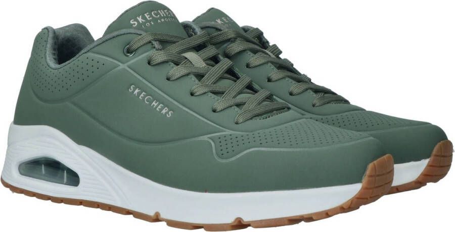 Skechers Uno Stand On Air Heren Sneakers Olive