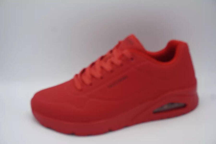 Skechers Uno Stand On Air Heren Sneakers Rood