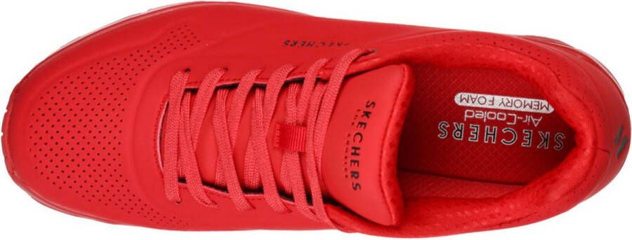 Skechers Uno Stand On Air Heren Sneakers Rood