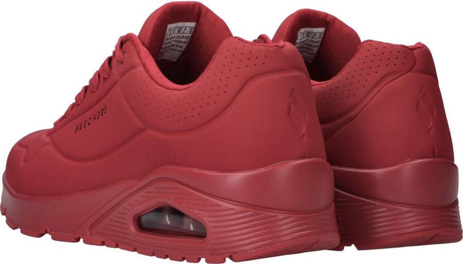 Skechers Uno Stand On Air Heren Sneakers Rood