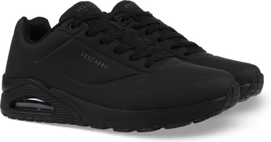 Skechers Uno Stand On Air Heren Sneakers Zwart