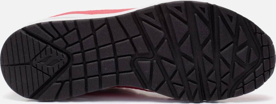 Skechers Uno Two Much Fun Dames Sneakers Roze