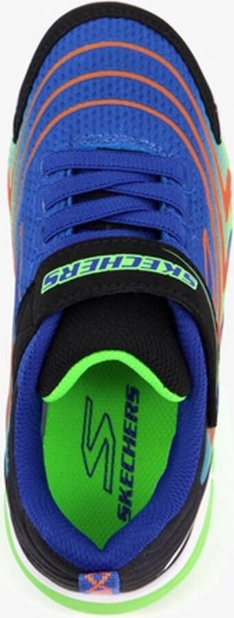 Skechers Vector Matrix jongens sneakers Blauw Uitneembare zool