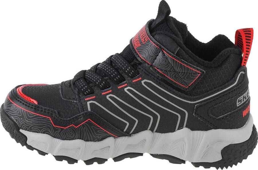 Skechers Velocitrek Combex 406422L-BKRD voor een jongen Zwart Trekkingschoenen