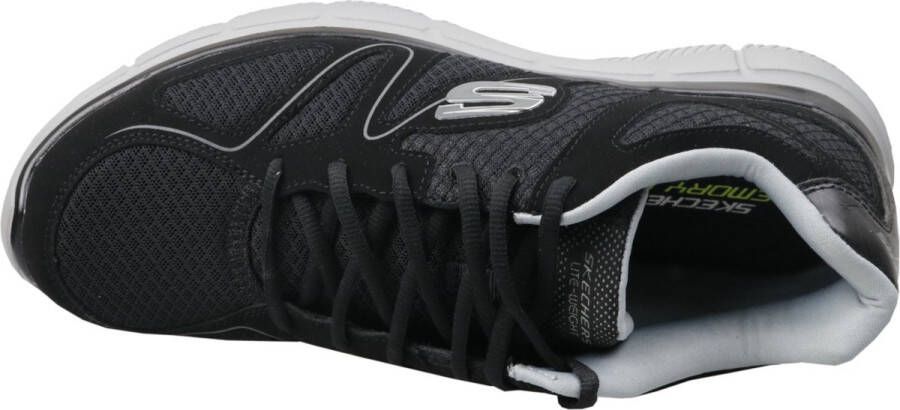 Skechers Verse Satisfaction Flash Point Sneakers Mannen zwart grijs