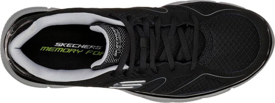 Skechers Verse Satisfaction Flash Point Sneakers Mannen zwart grijs