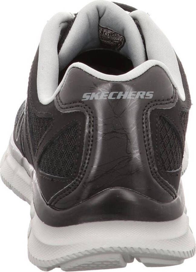 Skechers Verse Satisfaction Flash Point Sneakers Mannen zwart grijs