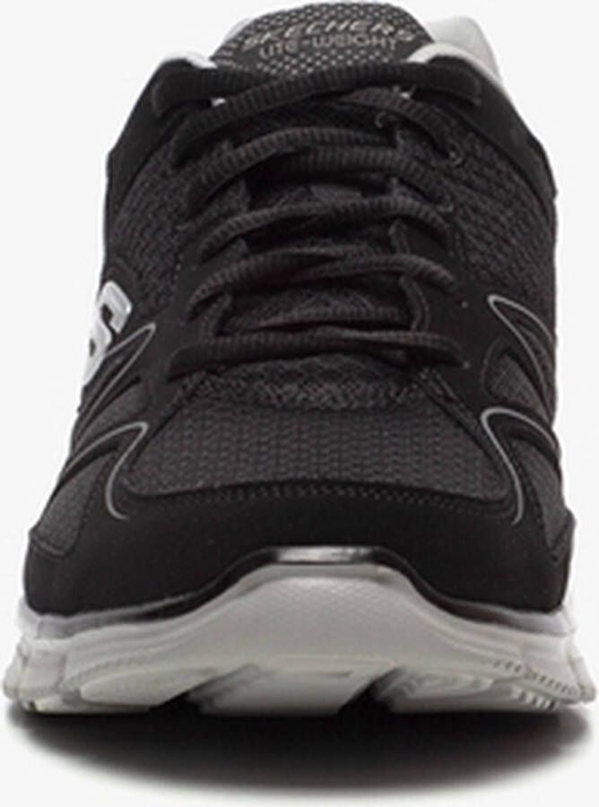 Skechers Verse Satisfaction Flash Point Sneakers Mannen zwart grijs