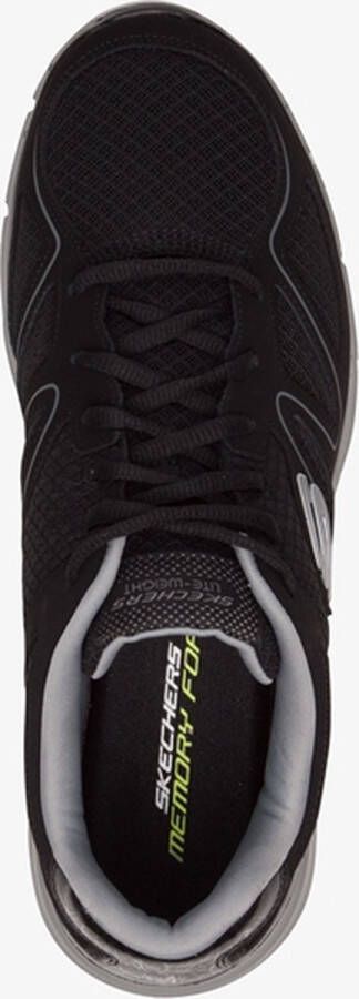 Skechers Verse Satisfaction Flash Point Sneakers Mannen zwart grijs