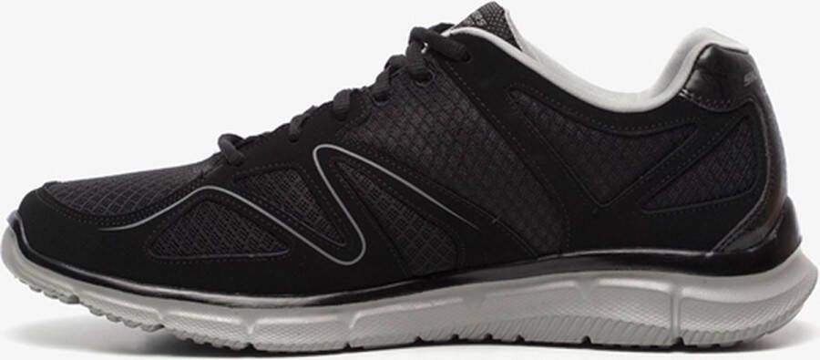 Skechers Verse Satisfaction Flash Point Sneakers Mannen zwart grijs