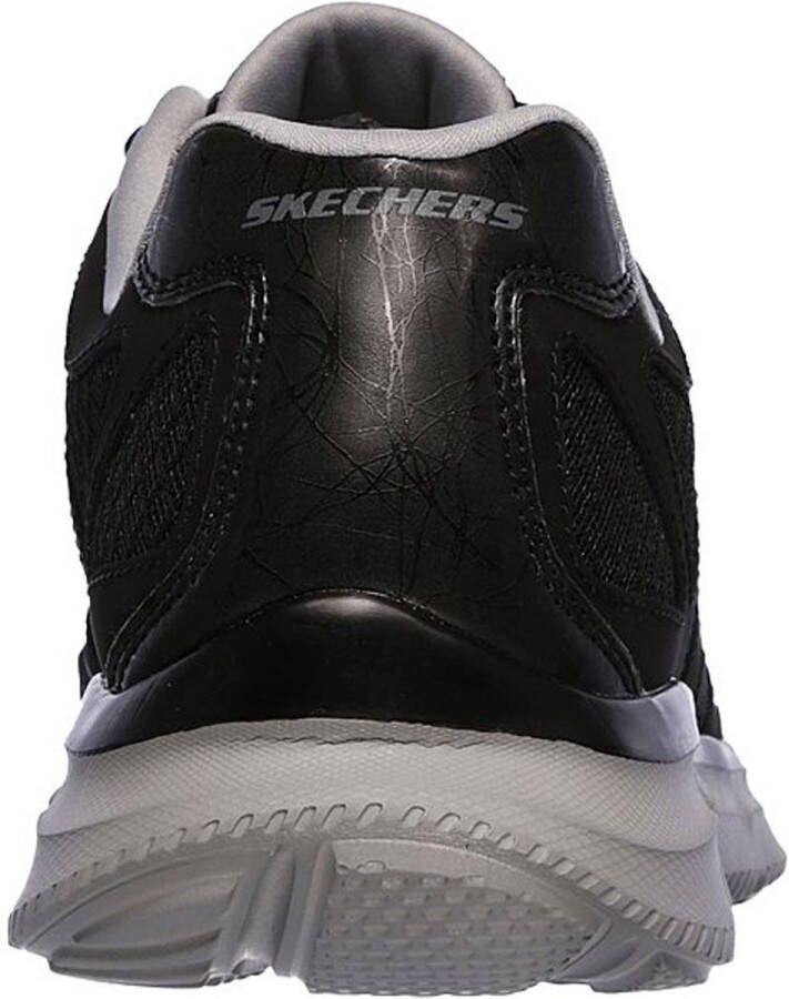 Skechers Verse Satisfaction Flash Point Sneakers Mannen zwart grijs