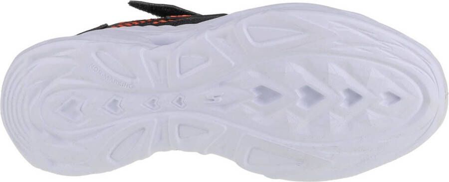 Skechers Vortex-Flash 400030L-BKLM voor een jongen Zwart Sportschoenen Sneakers