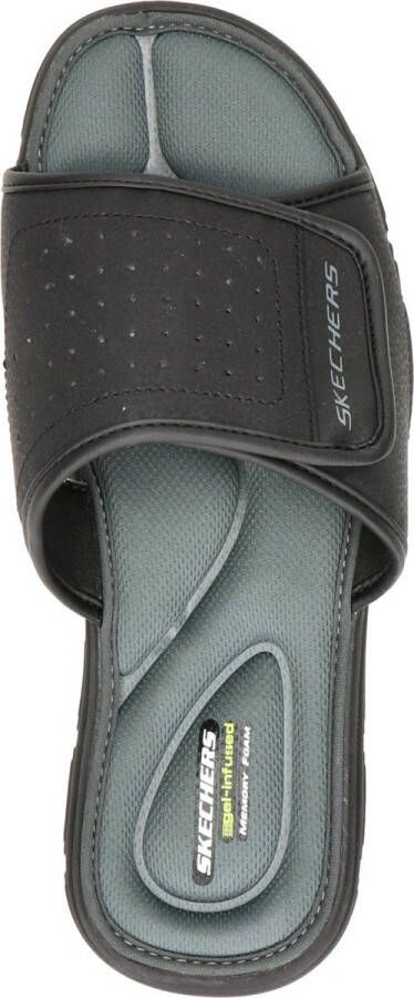 Skechers Wind Swell heren badslipper Zwart