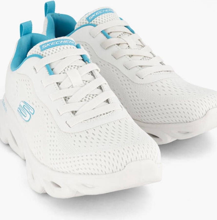 Skechers Dames Witte Glide Lite Back Slide Schoenen.nl