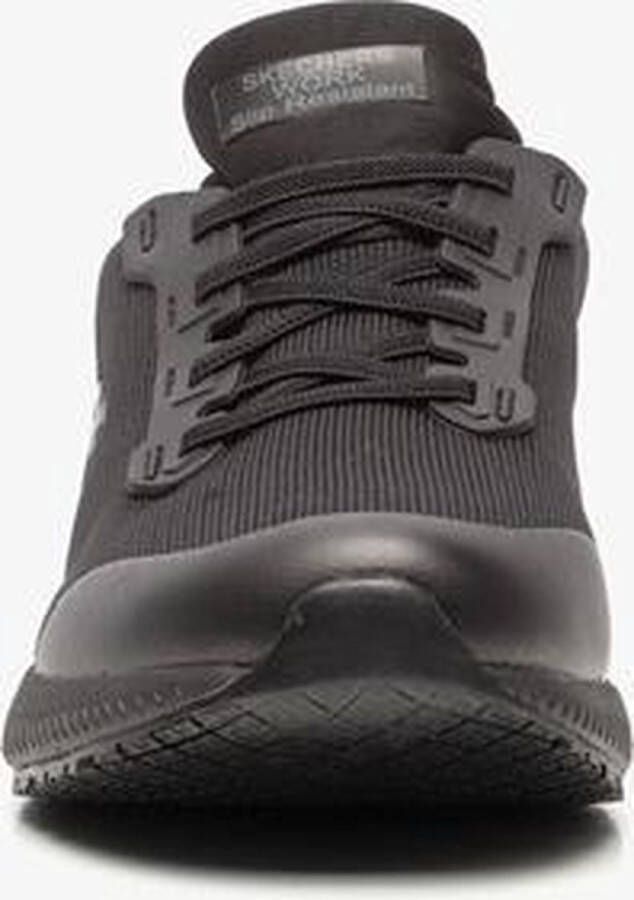 Skechers Work Squad SR sneakers zwart 110313 Dames