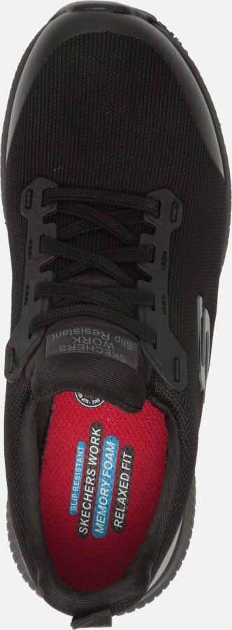 Skechers Work Squad SR sneakers zwart Textiel Dames Schoenen