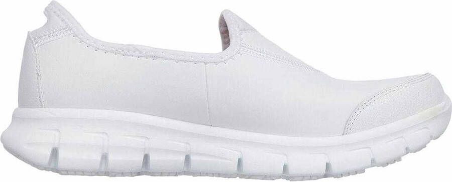 Skechers Work Sure Track instappers wit
