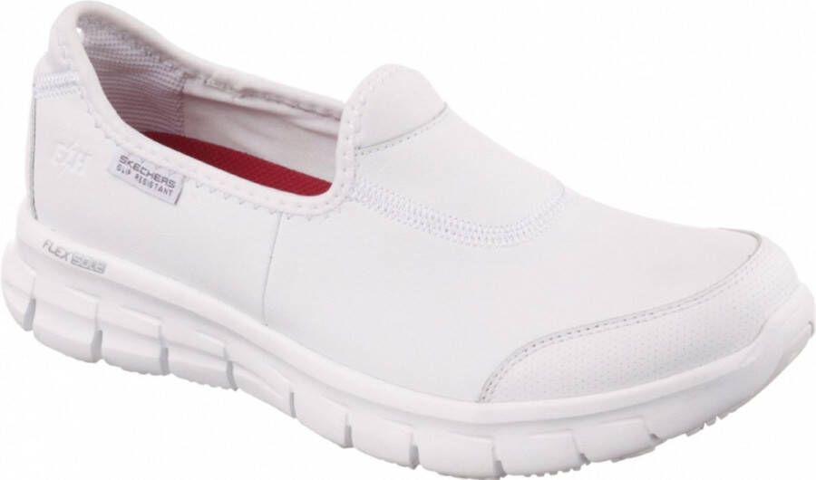 Skechers Work Sure Track instappers wit