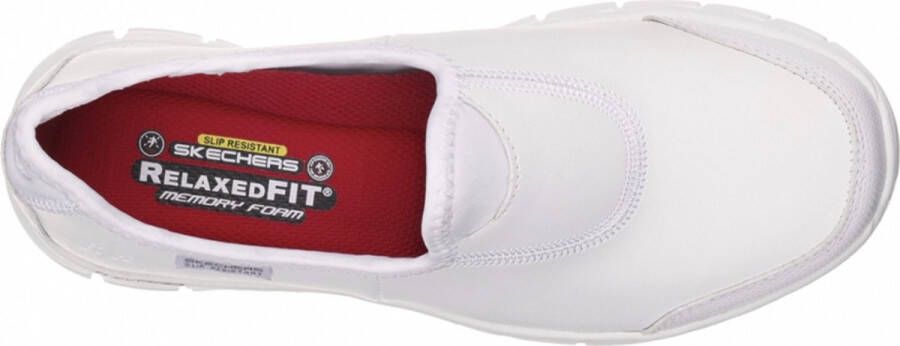 Skechers Work Sure Track instappers wit