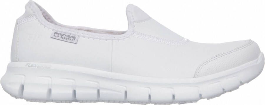 Skechers Work Sure Track instappers wit