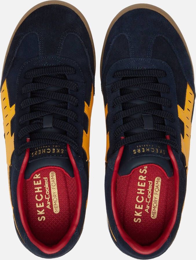 Skechers Zinger-Manchego Sneakers blauw Suede Heren