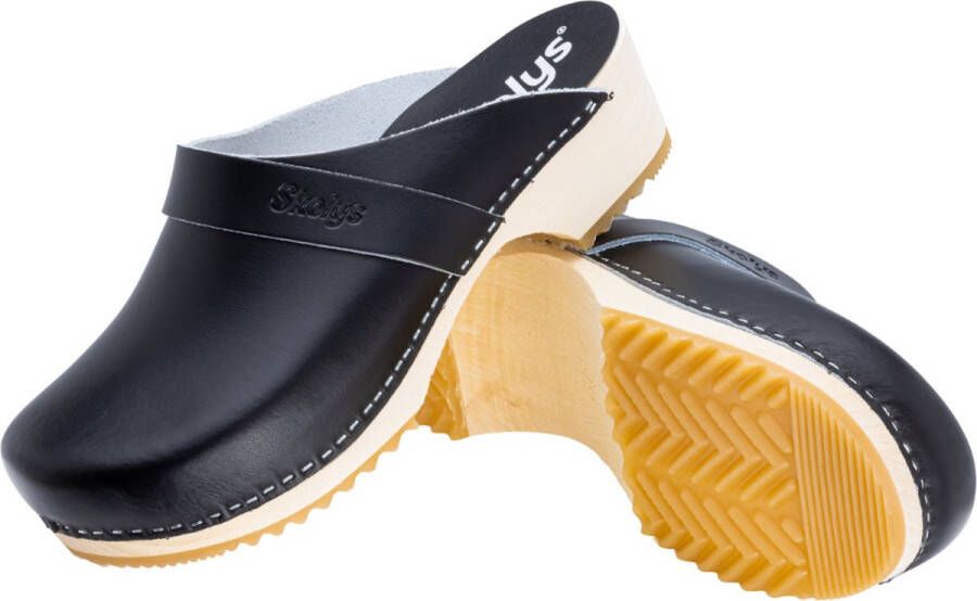 Skolys W-320.00 klompen clogs tuinklompen werkklompen dames verpleegkundige ziekenhuis instap zwart