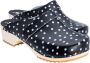 Skolys W-320.02 klompen dames medische clogs tuinklompen werkklompen verpleegkundige ziekenhuis instap zwart + witte stippen - Thumbnail 4