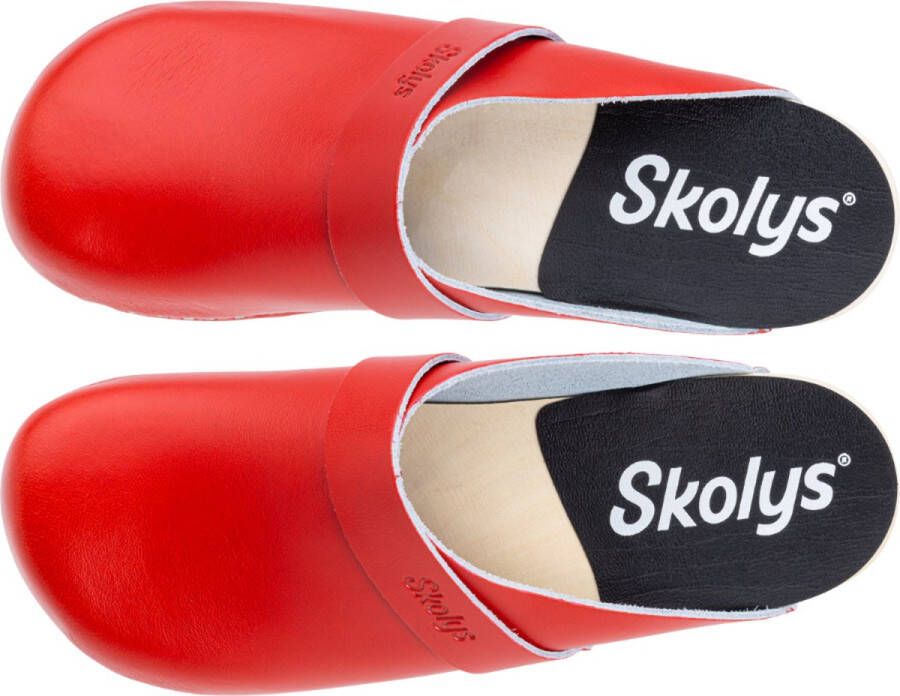 Skolys W-320.03 klompen dames medische clogs tuinklompen werkklompen verpleegkundige ziekenhuis instap rood - Foto 6