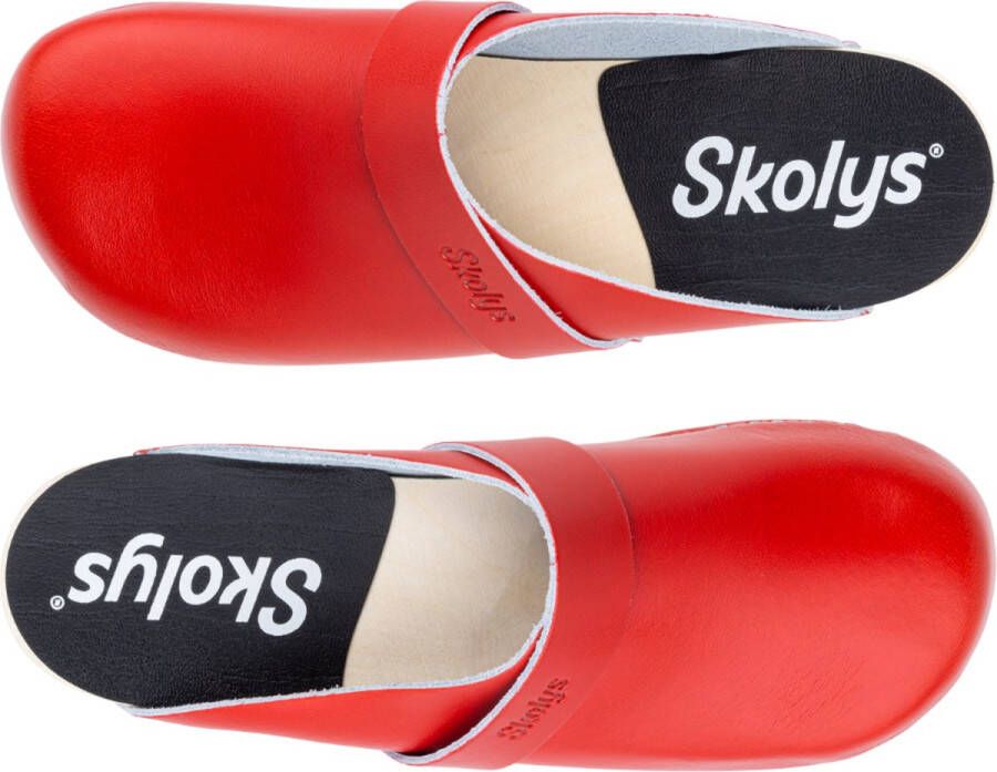 Skolys W-320.03 klompen dames medische clogs tuinklompen werkklompen verpleegkundige ziekenhuis instap rood - Foto 7