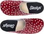 Skolys W-320.06 klompen dames medische clogs tuinklompen werkklompen verpleegkundige ziekenhuis instap rood + witte stippen - Thumbnail 2