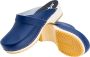Skolys W-320.07 klompen dames medische clogs tuinklompen werkklompen verpleegkundige ziekenhuis instap marine blauw - Thumbnail 8