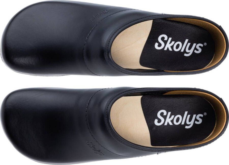 Skolys W-530.00 klompen clogs tuinklompen werkklompen heren dames verpleegkundige ziekenhuis instap zwart