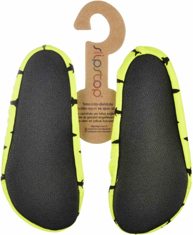 Slipstop Haaien Anti Slip Zwemschoenen geel